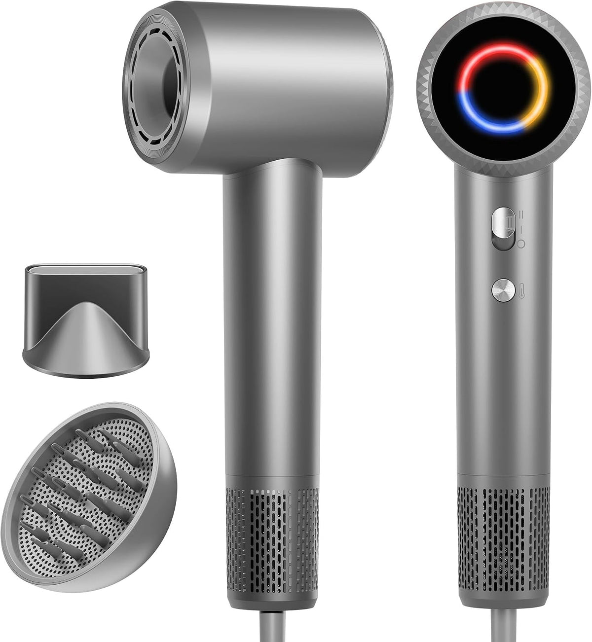 Hair Dryer, Professional High-Speed Ionic Blow Dryer with Diffuser, 1500W