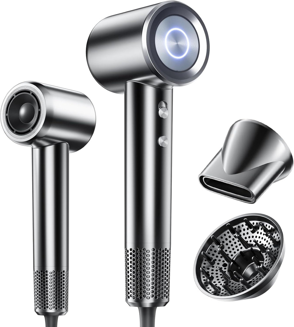 Hair Dryer, High-Speed Ionic Blow Dryer with Diffuser& Concentrator