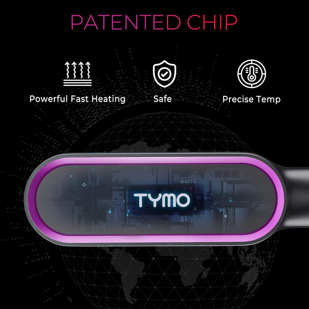 TYMO Hair Straightener Brush, Hot Comb Hair Straighteners for Women
