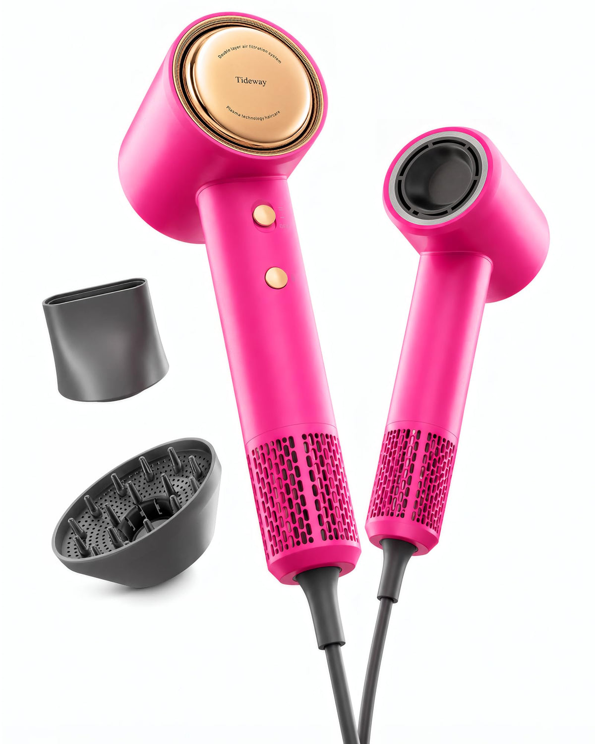 Tideway Hair Dryer, High-Speed Blow Dryer with Magnetic Diffuser,110000 RPM