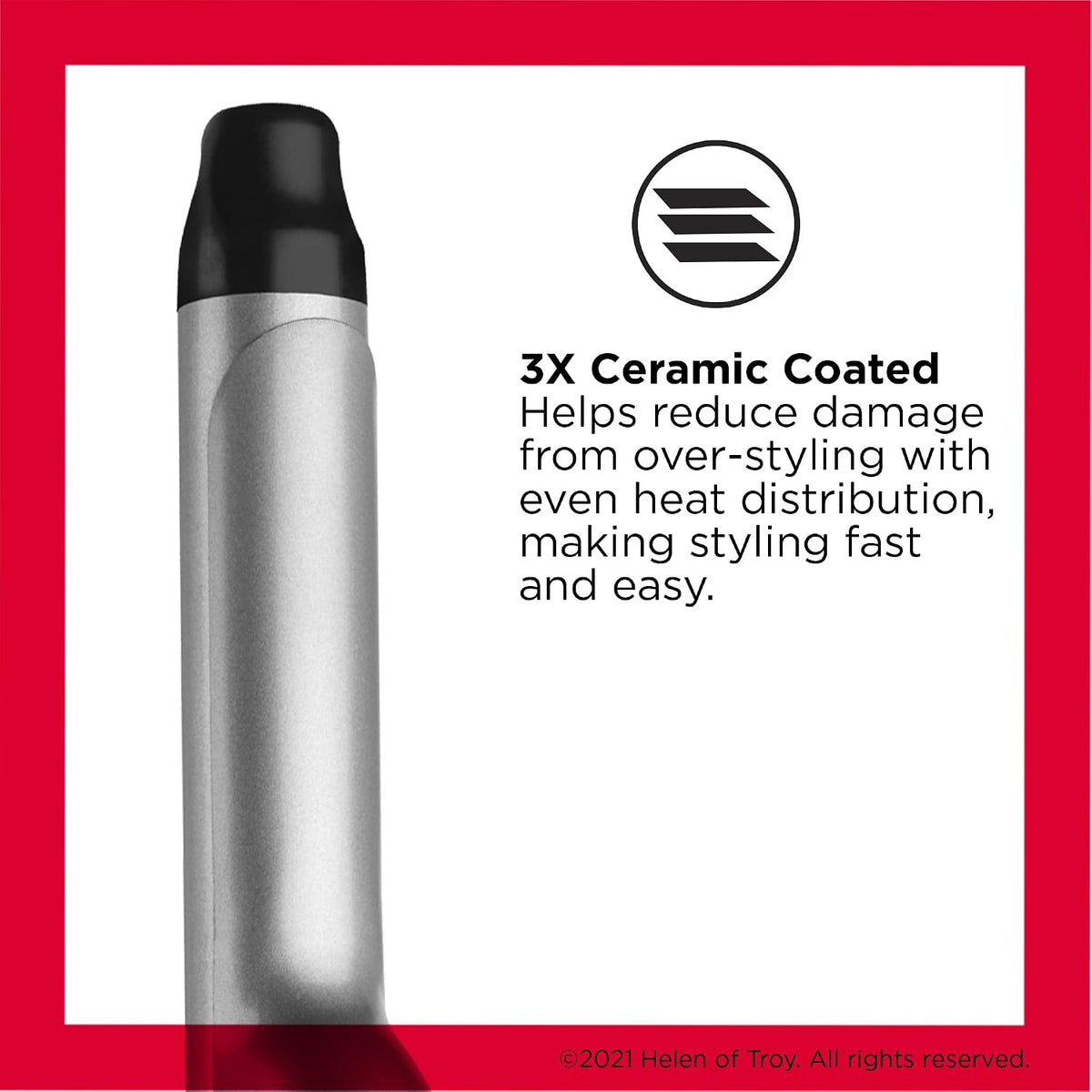 REVLON Perfect Heat Triple Ceramic 1" Curling Iron