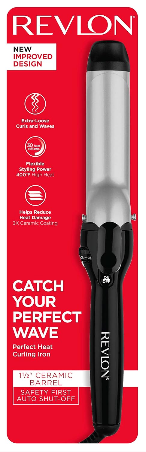 REVLON Perfect Heat Triple Ceramic 1.5" Curling Iron