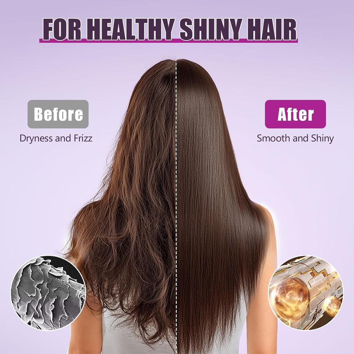 Cordless Straightening Brush, Black, Mini for Travel