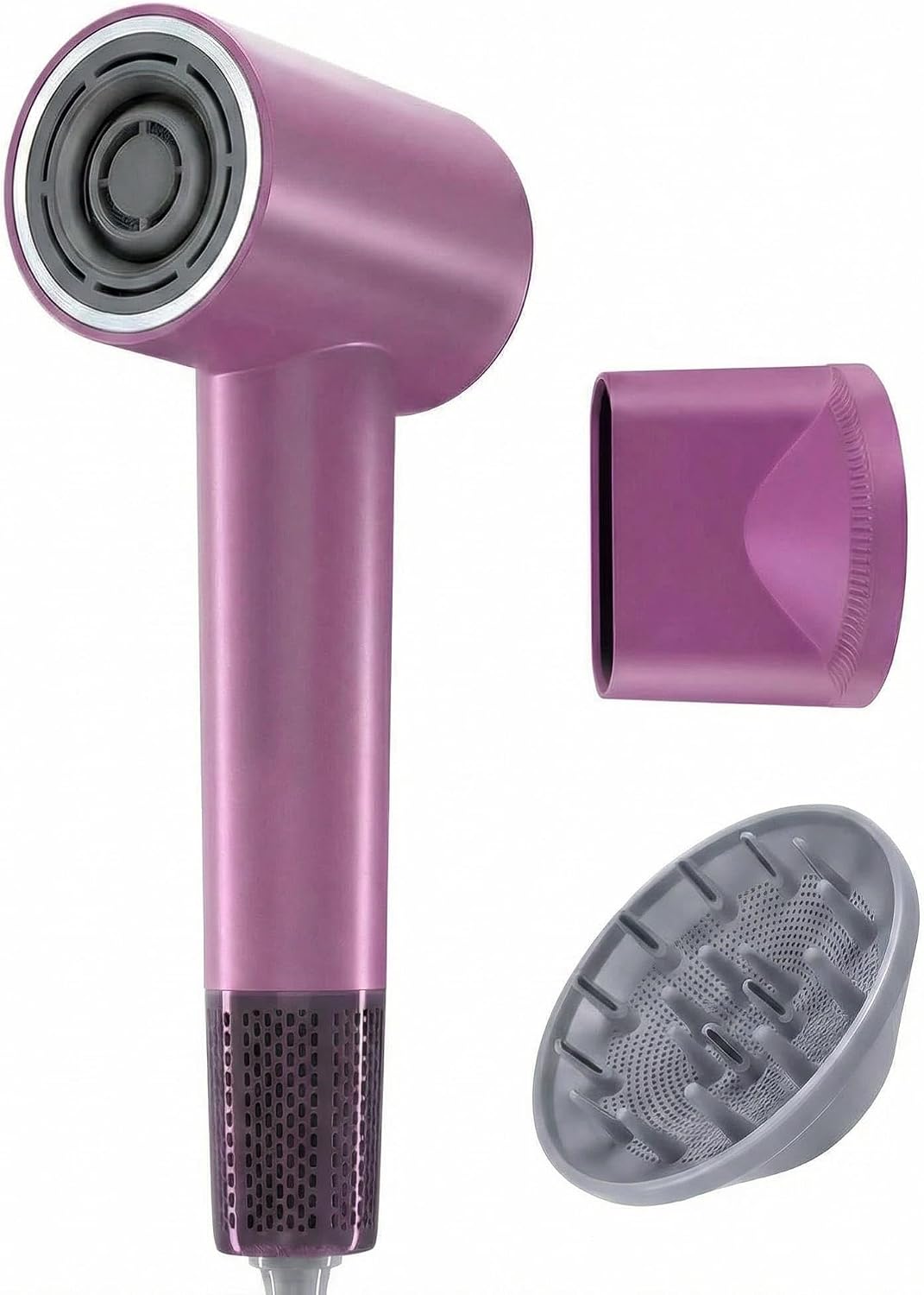 High-Speed Hair Dryer with LED Display: 110,000 RPM Ultra-Quiet 56dB