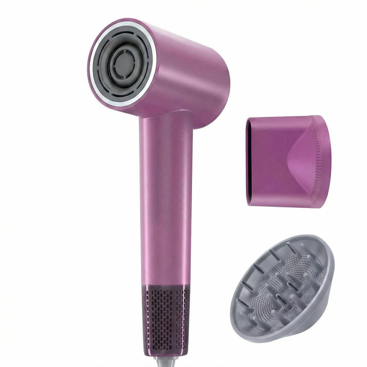High-Speed Hair Dryer with LED Display: 110,000 RPM Ultra-Quiet 56dB