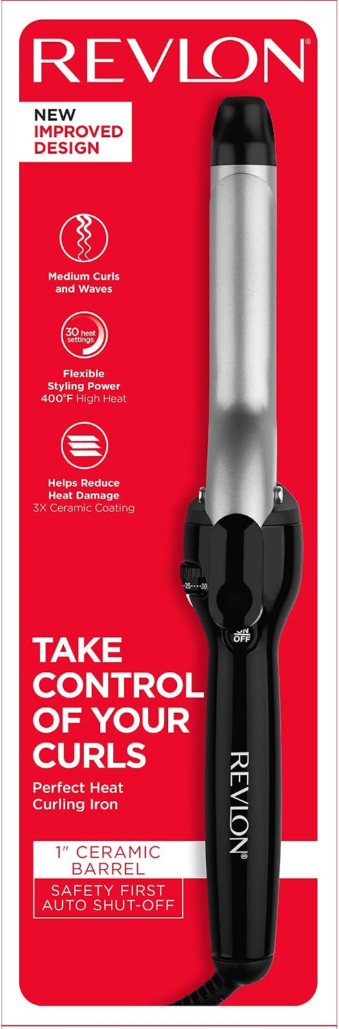 REVLON Perfect Heat Triple Ceramic 1" Curling Iron