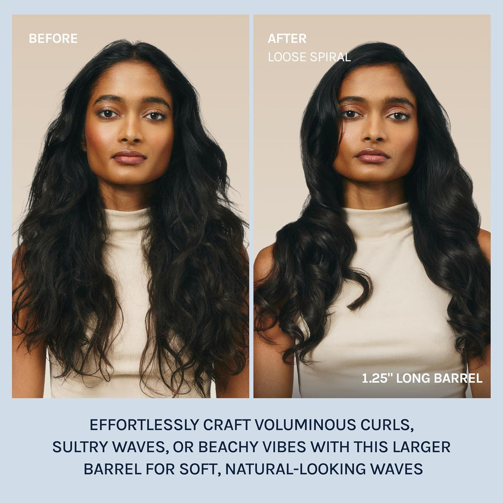 Bio Ionic Long Barrel Curling Iron, Moisture Heat Technology & NanoIonic MX