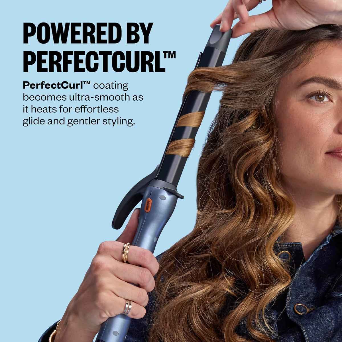 BaBylissPRO Nano Titanium PrecisionGrip Curling Iron