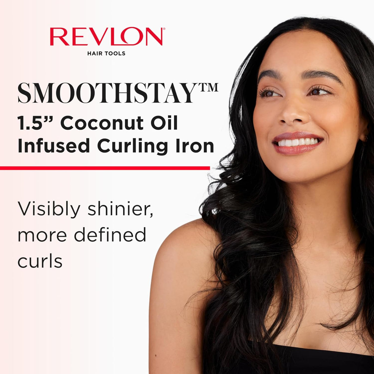 REVLON SmoothStay 1.5" Coconut Oil Infused Curling Iron
