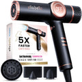 ELLA BELLA® Ionic Hair Dryer with Diffuser - Negative Ion Blow Dryer, Quiet