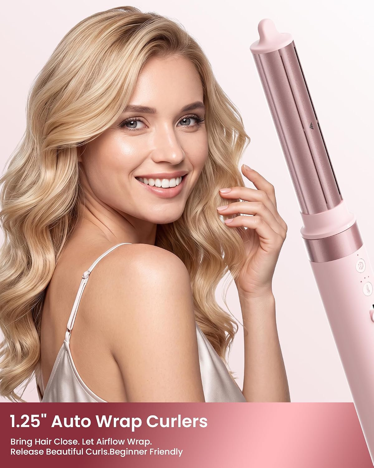 MESCOMB 5 in 1 Hot Air Styler Wrap for Fast Drying, Straightening,Curling