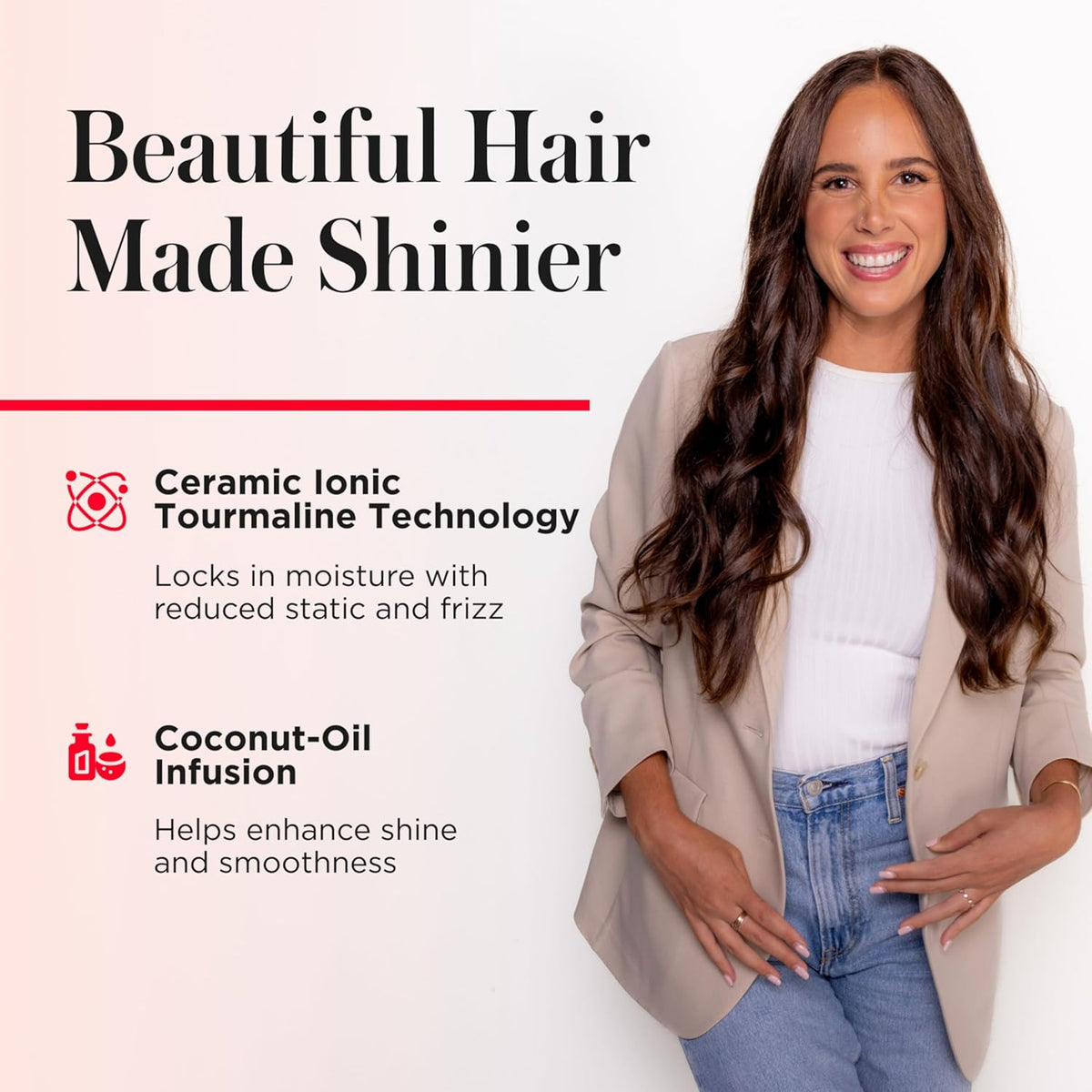 REVLON SmoothStay 1.5" Coconut Oil Infused Curling Iron